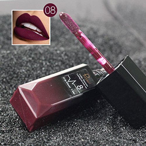 Yogogo Langlebiger Lippenstift Wasserdichte Matte Liquid Lip Gloss Lip Liner Kosmetik - 2