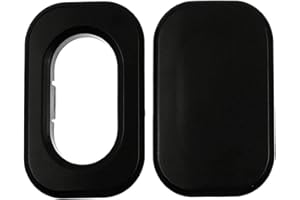 HCmotorku Copertura del foro dell'antenna di riempimento del motociclo adatta per Harley Touring Street Glide 2006-2022 Road Glide 2010-2022 Road King Special 2017-2022 Nero