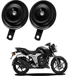 Rawat (BALKO) Primium Quality Bike Horn for TVS Apache RTR 160 (Set of 2)