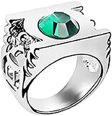 ♚ Lntrnvrd - Green Lantern Stone Ring (9)