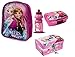 Produktbild Frozen Disney Die Eiskönigin Kinder Rucksack Schatzkiste Handtuch Lunchbox Trinkflasche5'er Set Rucksack + Spardose + Handtuch