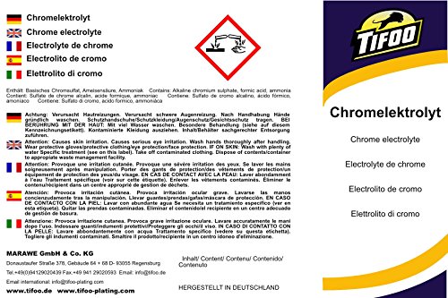 Chromelektrolyt (500 ml) – Galvanisch verchromen, Stiftgalvanik - 4