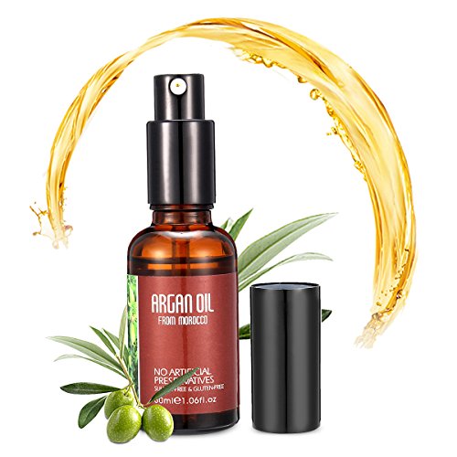 Bio Ätherisches Arganöl Morocco-Öl Haarpflege Haarkur Essenz aus Arganbaum|Intensive Pflege für Trockenes Strapaziertes Kaputtes Sprödes Stumpfes Haar|Glatt Glanz Genährt Heilung Moisturized Revitalisierung Duftend für Alle Haartypen - 2