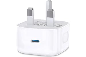 BEDIACA USBC Fast Charger Plug UK, USB Type C Plug Phone Fast Charge Head for iPhone 17 Pro Max Air 16e 16 Plus Pro Max 15 14 13 12 11 SE XR XS 8, Apple Watch iPad Pro Mini Air,USB-C Port Wall Charging Plug