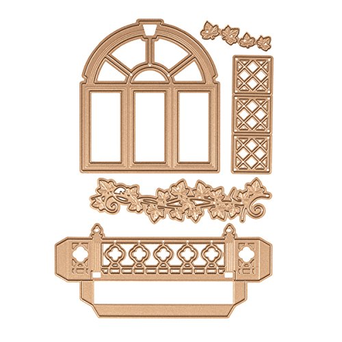 Spellbinders Shapeabilities Flower dekorativer Geschenkverpackung sterben, Metall, braun - 3