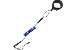 51buyoutgo Bodyboard Leash, Paddle Board Leash for Surfboard Surf Paddle Wrist Strap Kayak Body Board Surfing Bule