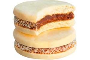 Qumir - Alfajores de Maicena Mardel - 6 Unidades - Rellenos de sabroso Dulce de Leche