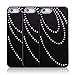 Produktbild Style Icon Smart Iphone 5/5S Sandblasting Black brushed aluminum diamond case bling cover with Silver side Rim for iphone 5/5S by G4GADGET®
