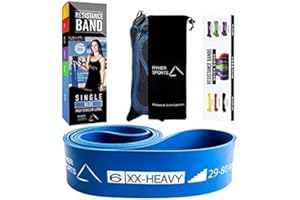 Ryher Bande élastique de résistance pour tractions – Bande d’entraînement pour Le Fitness, Crossfit, Aide aux pullups ou au soulevé de Poids