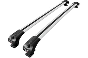 acpar Compatibile con Dacia Duster (HS) Post-Facelift 2014-2017 Ace-1 Barre Tetto Portapacchi Auto Barre Portatutto Grigo Alluminio 2 Barre