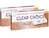 Precisión de más del 99% Prueba de embarazo Clear Choice Proof, segura de 1 kassete prueba con la Pipeta con cuentagotas, Express prueba