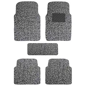 Autofurnish Anti Skid Curly Car Foot Mats (Grey Black) Universal