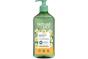 Naturé Moi - Gel Douche Des Îles, Monoï - Hydrate et Nourrit - Tous Types de Peaux - Fleur de Tiaré Bio - 96% d'Origine Naturelle - Formule Biodégradable - 500 ml - Fabriqué en France