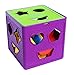 YIXIN Plastic Geometric Square Shape Sorter Cube Baby's First Blocks Shape-Sorting BPA Free Toy for Early Learning for 1-3 Year Old