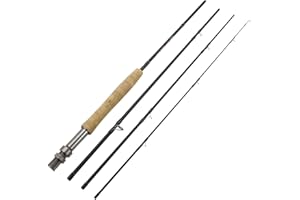 LERUTWIS 1.98M 2.1M 2.4M 2.7M Telescopic Carbon 4 Sections Fly Fishing Rod Fast Action Freshwater Fly Rods for Trout Salmon Fishing Portable Sea Pole
