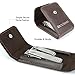Nail Clippers Set of 2 Stainless Steel for Both Male and Female Including a Bonus Storage Wallet and Nail Block by Bodest - Wide Opening and Sharp Blades For Fingernails & Toenails.