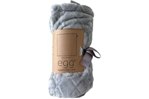 egg Stroller Deluxe Blanket | for Carry Cot & Pushchair Seat | 75 x 100cm (Grey)