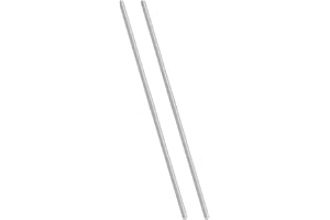 PATIKIL 3/8"-16 UNC Asta Completamente Filettata Acciaio Inossidabile 304, 2pz Lungo 12" Vite Filettata Lunga Filettatura Destra per Bulloni Ancoraggio Morsetti Ganci Bulloni U