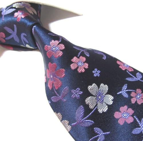 Extra Long Silk Tie Seven Fold Woven Jacquard Handmade Luxury Necktie XL 63"
