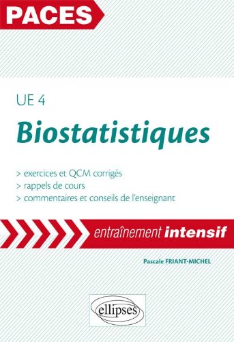 Download Biostatistiques UE4 PACES Entraînement Intentsif Exercices & QCM Corrigés Rappels de Cours Download Biostatistiques UE4 PACES Entraînement Intentsif Exercices & QCM Corrigés Rappels de Cours