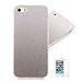 Produktbild Für iPhone SE Hülle,für iPhone 5S Silikonhülle,für iPhone 5 Handyhülle,Zcro Glitzer Silikon Glitter Case Stoßfest Kratzfeste TPU Schutzhülle Schale Handytasche Hülle für iPhone SE 5S 5 mit Frei Displayschutz (Silber)