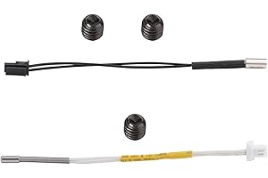 POLISI3D Wkład grzejnikowy 24 V, 40 W, 6 x 12 mm, 300°C, czujnik wysokiej temperatury, termistor 104NT-4-R025H42G (104gt-2), kompatybilny z oryginalną drukarką 3D PRUSA MK4 (pręt grzejny i termistor)