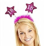 18th Birthday 18. Geburtstag Haarreifen / Kopfband - pink Einheitsgröße