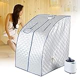 sauna a vapor portatil como usar Nivel de control de temperatura 1-9: ajuste fácilmente la potencia y el tiempo mediante el control remoto o la perilla de la cocina.
