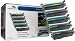 Produktbild 5x Toner Patronen Kompatibel zu HP Color LaserJet CE-260 X, CF-031 A, CF-032 A, CF-033 A LaserJet CM-4540 F MFP (17.000 Seiten Schwarz/Black , 12.500 Seiten je Farbe C/Y/M)