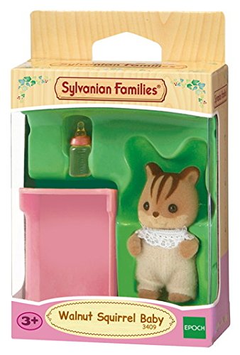 Preisvergleich Produktbild Sylvanian Families 3409 - Walnuss Eichhörnchen Baby - Sammelfigur