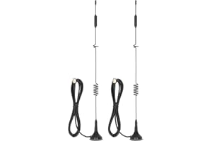 HILITAND 2 Szt. Antena Magnetyczna, 12dbi Miedziana Przyssawka LTE Antena o Wysokim Zysku Anteny Dookólne dla Routerów 4G