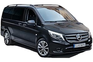 boa line Lot de 5 garnitures de calandre avant chromées en acier inoxydable pour Mercedes-Benz Vito W447 à partir de 2020.