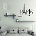 H&D DIY PVC Wall Art Decal Sticker Living Room Bedroom Decoration Wall Sticker Wall Decor Home Decor Decals for Kitchen washroom bedroom Kids Room (paris)