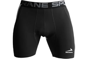 Rane Sports Pantaloncini Compressione Uomo, Pantaloncini Allenamento di Base, Pantaloncini Sportivi Attillati ad Asciugatura Rapida e Traspiranti