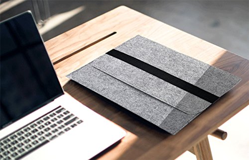 15-15 4 Zoll Filz Sleeve H  lle Notebook Laptop Tasche f  r 15 -15 4  Grau