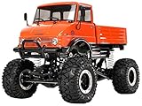inkl. Polycarbonat-Karosserie Tamiya 300058414 - MB Unimog 406 Serie U900 CR2, ferngesteuertes Offroad Fahrzeug, 1:10, Elektromotor, Bausatz