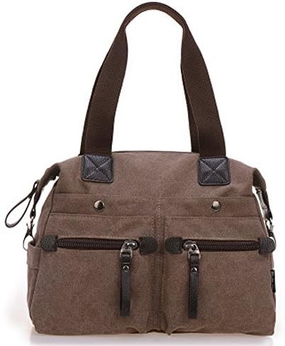 HongyuTing Women's Canvas Shoulder Bag Tote Handbag Casual Top-Hanle Bag Shoulder Bag