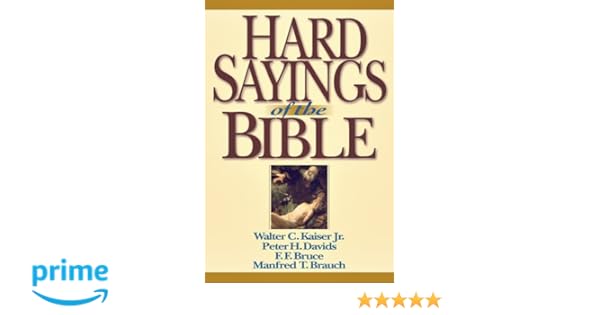 Hard Sayings Of Jesus Christ