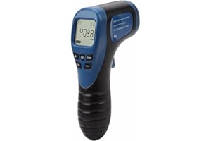 BOWONG Digital Non-Contact Handheld Laser Photo Tachometer Motor speed Gauge Tester Rotational Record(60 Data) MAX/MIN/AVG ±0.02%+1 Accuracy Measuring Range:2.5-99999RPM