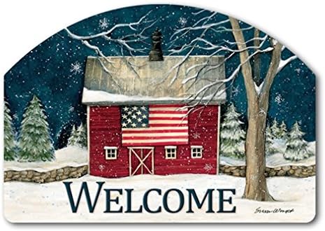 Yard DeSign Winter Barn Yard Sign #71264