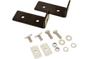 PERLE Rhino Rack Universal-Markisenhalterungs-Set, Kanal-Markisenhalterung, passend für die meisten Markisen, einschließlich der Sunseeker-Reihe, 31111, schwarz, geeignet für bis zu 2,5 m Markisen