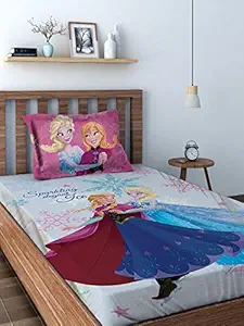 Athom Trendz Cotton 180 Tc Bedsheet, Multicolour