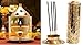 Collectible India Akhand Diya Oil Lamps & Agarbatti Stand Safety Incense Holder with ash catcher - Brass (Large) RS.549.00