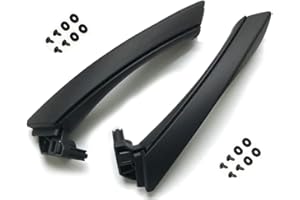 FRAY GARAGE Coppia Maniglie Tiranti Porta Interne COMPLETE - POSTERIORI - DESTRA/SINISTRA - NERE - Compatibile con BMW Serie 3 [E90 E91] 2005/2012