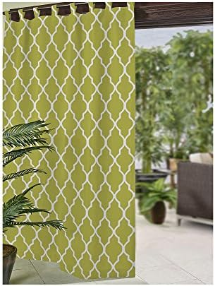 Corado Ogee Tab-Top Indoor/Outdoor Curtain Panel