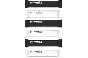 ‎BISTROZUCKER ESPRESSOZUCKER 200 Sticks befüllt mit 3 g Feinzucker | Nachhaltige Verpackung | KEINE PLASTIKDOSE | Natürlich nachhaltiger Markenzucker aus deutschem Zuckerrübenanbau