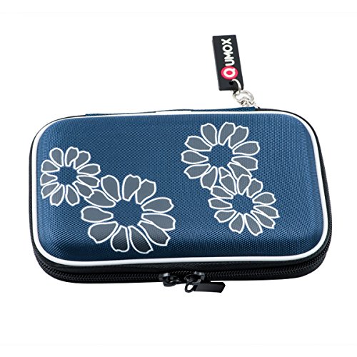 QUMOX 2,5″ extern HDD Gehäuse / Tasche für tragbare Festplatte Blau - 3