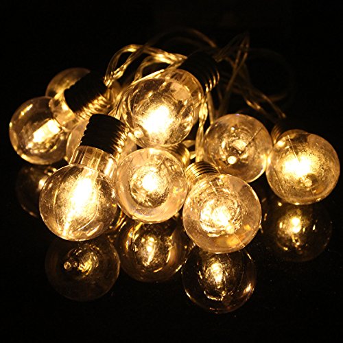 SOLMORE LED Lichterkette warmweiß Batteriebetrieben Birne Gluehbirne Globe String Licht Sternenlicht für Innen- und Außen Deko,Garten, Haushalt, Hochzeit, Party ,Weihnachten,Weihnachtsbeleuchtung - 3