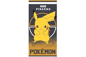 ARLIS Drap De Plage Pokemon Ou Serviette De Bain Pokemon 70 X 140 Cm (Drap de Plage Pokemon a)