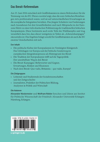 Livres Couvertures de Das Brexit-Referendum: Hintergründe, Streitthemen, Perspektiven